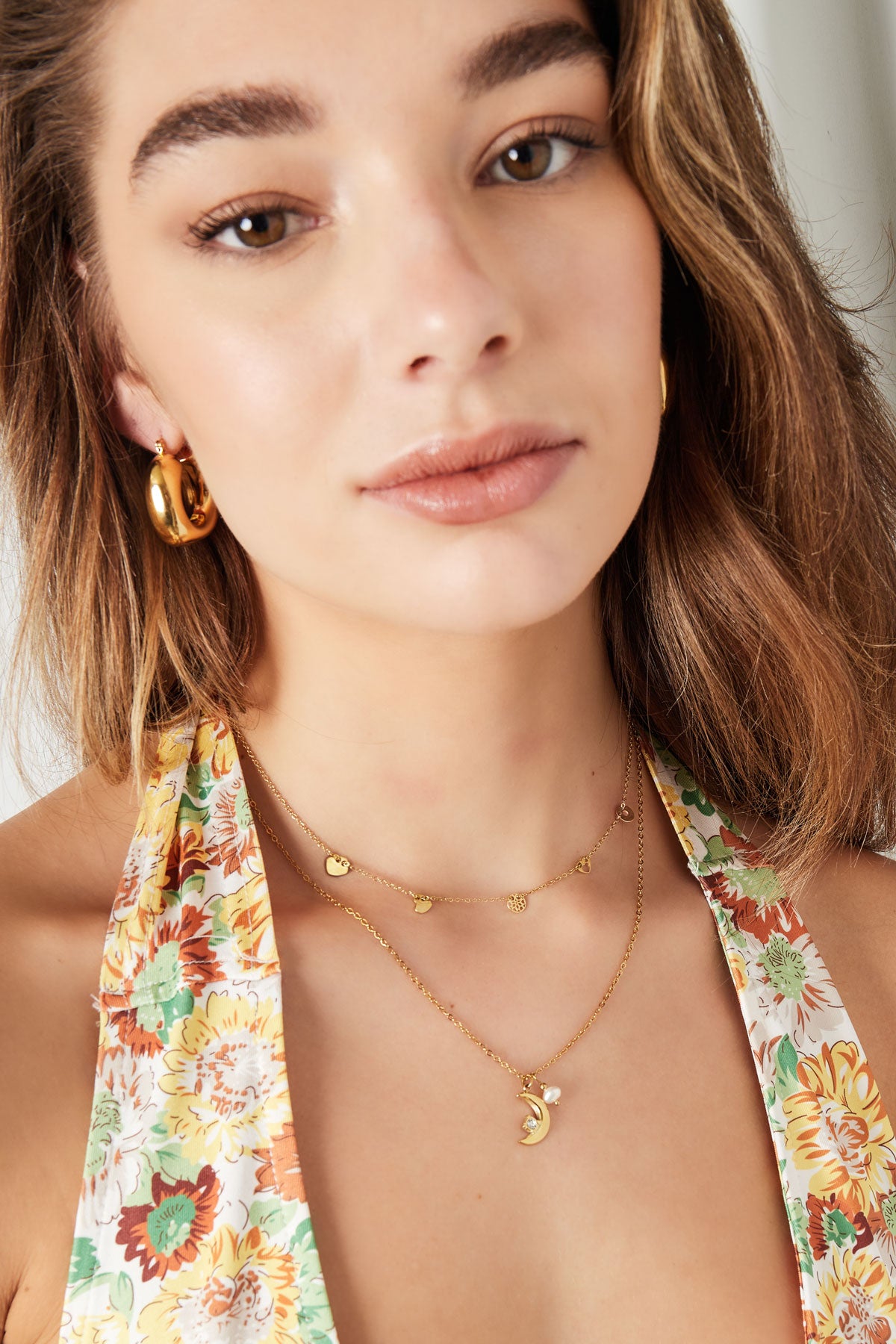 Bali ketting - goud