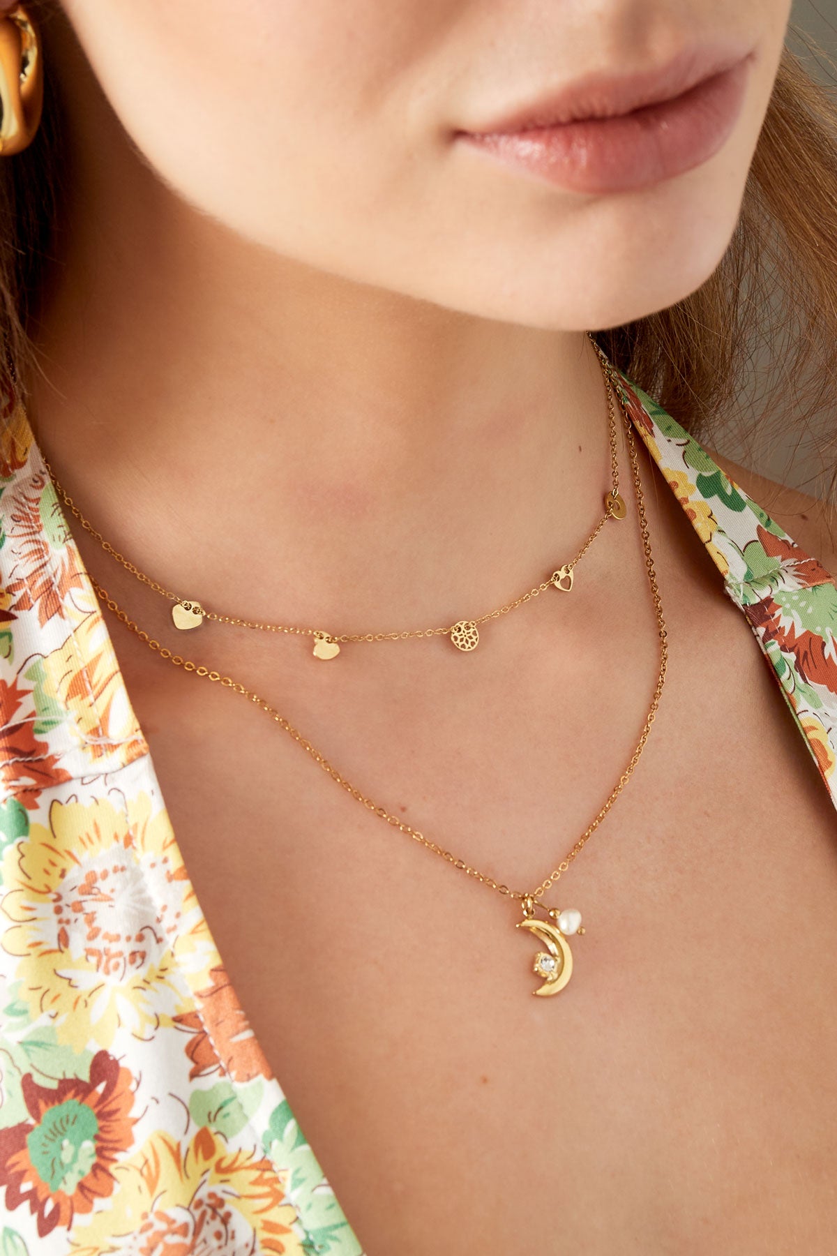 Bali ketting - goud