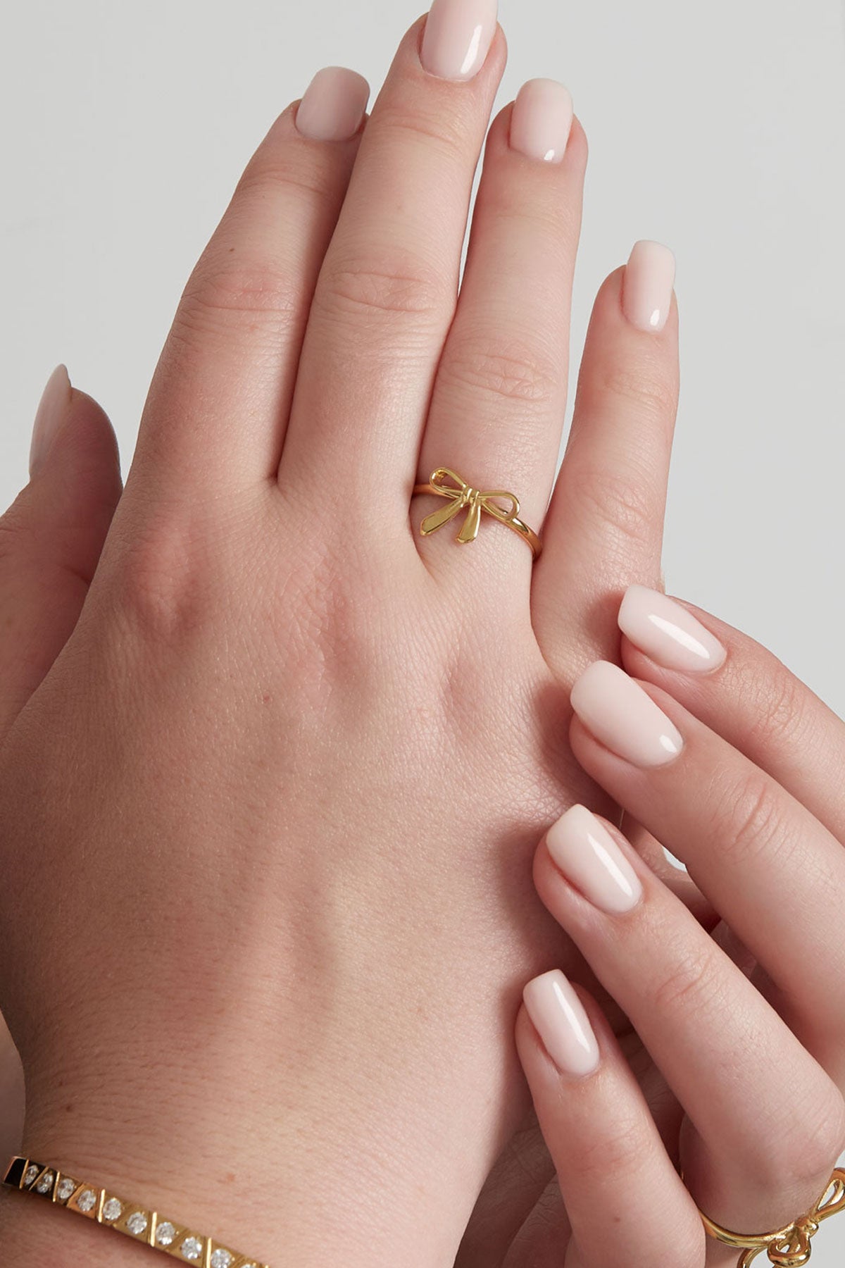 Bow dreams ring - goud