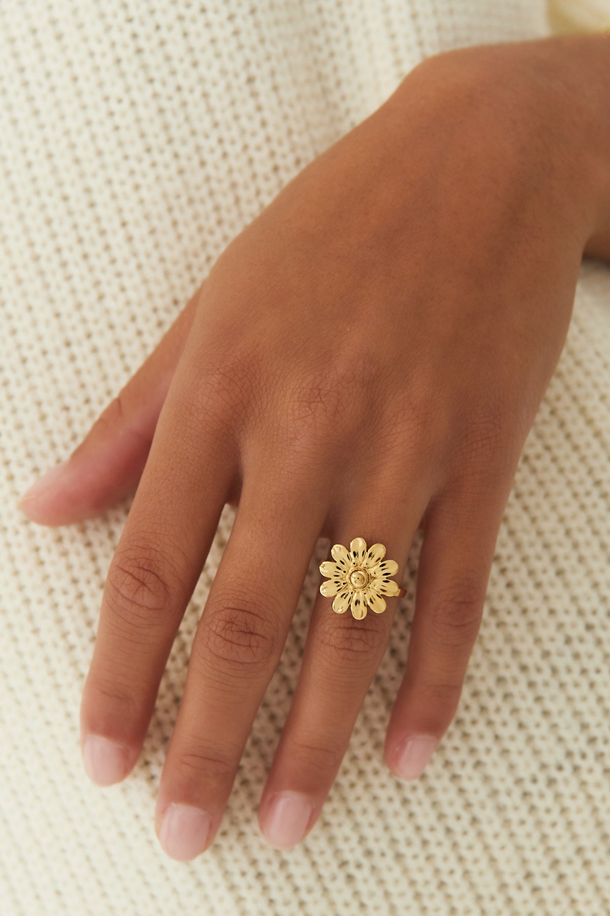 Blossom bliss ring - goud