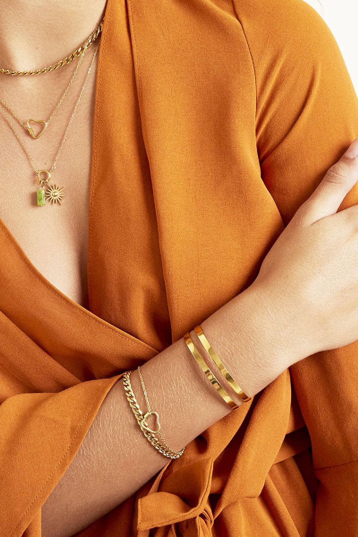 Forever love armband - goud