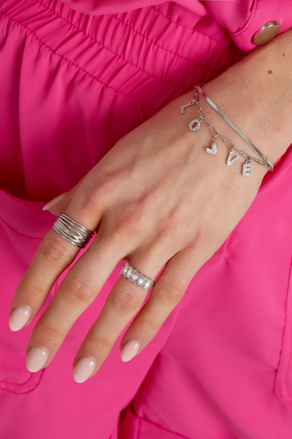 Molly armband - zilver