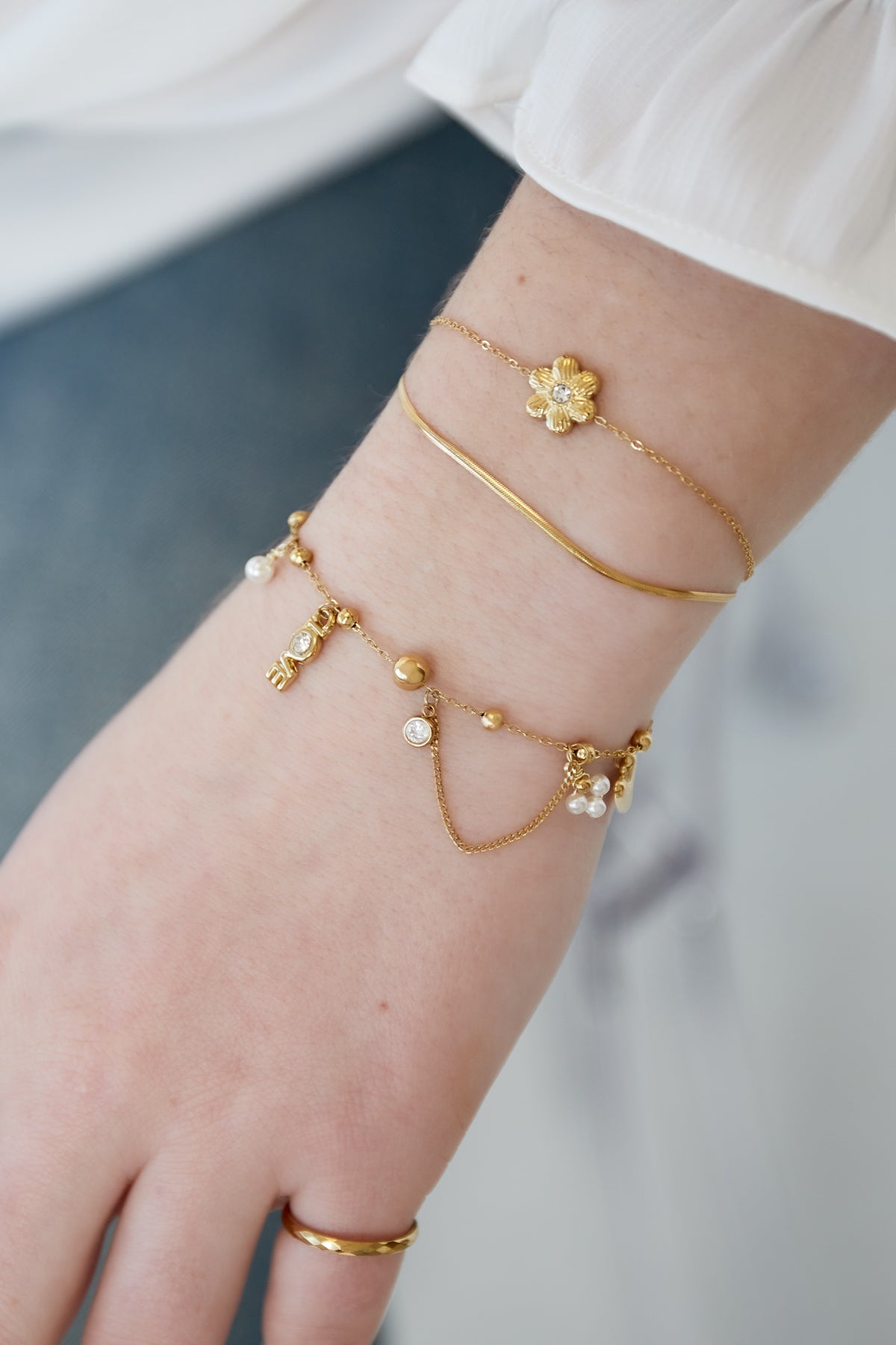 Milla armband - zilver