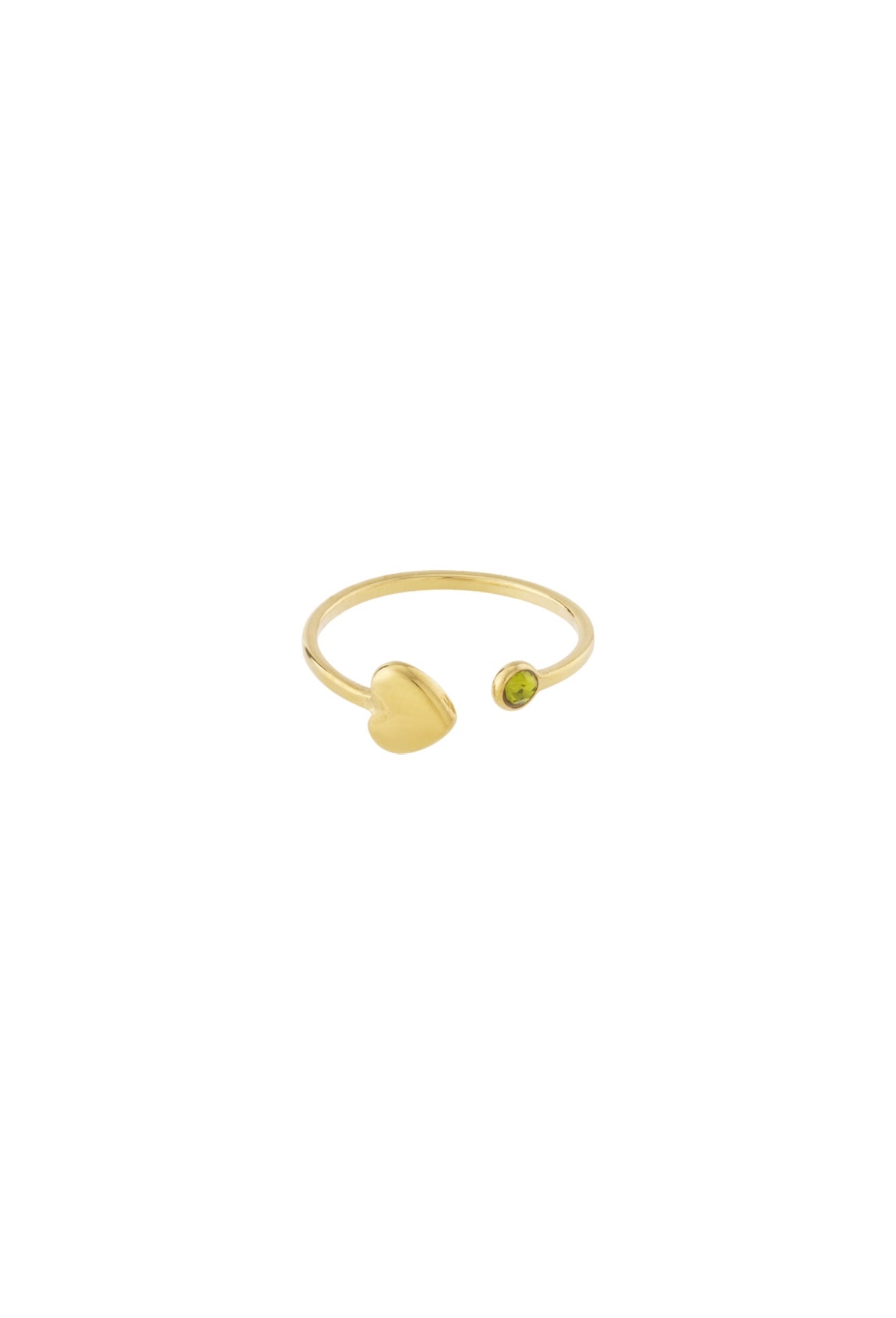 Birthstone ring - goud