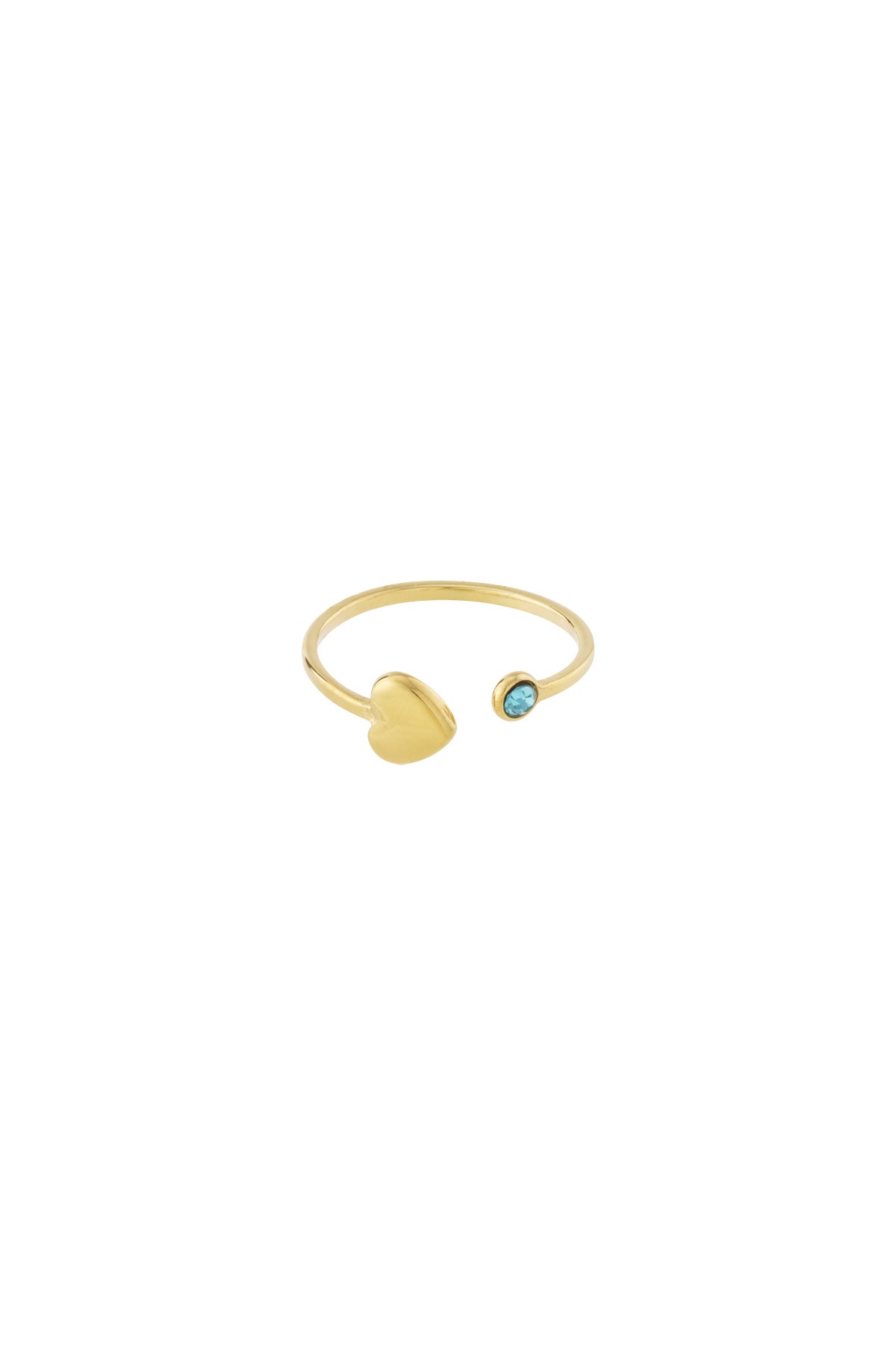 Birthstone ring - goud