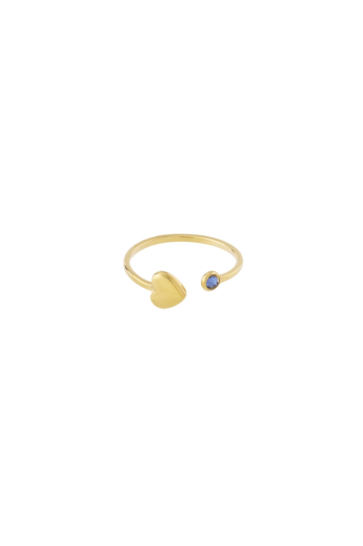 Birthstone ring - goud