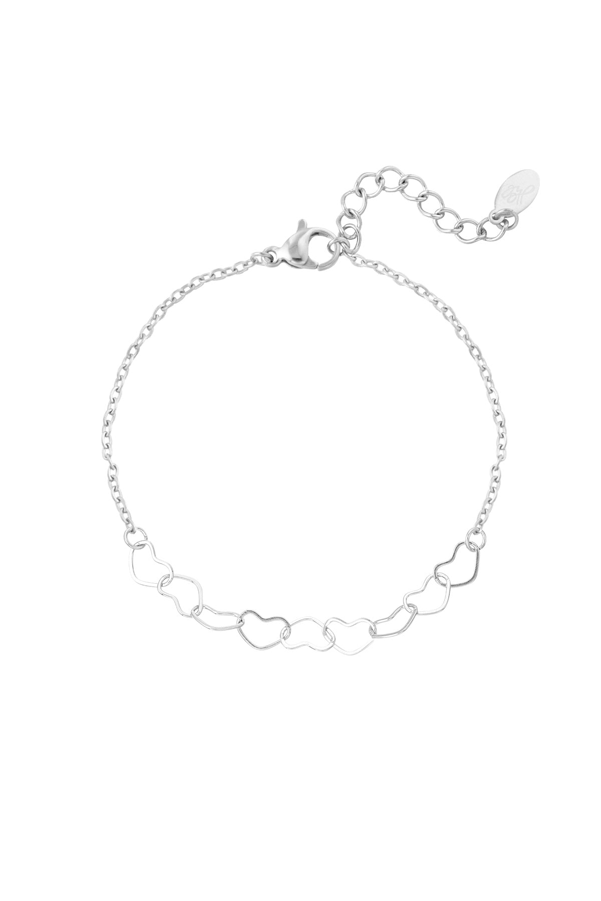 Linked hearts - armband