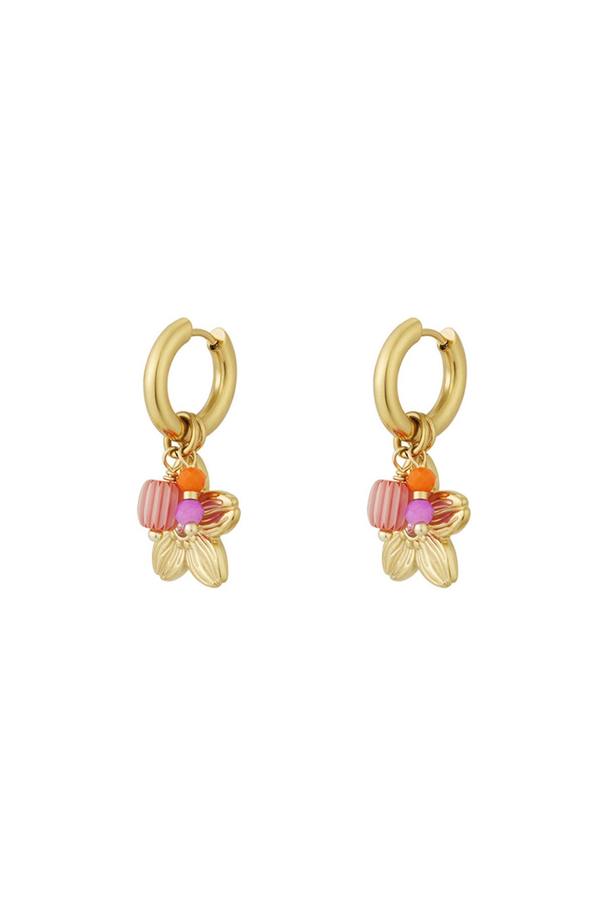 Blossom oorbellen - goud