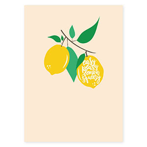Easy peasy lemon squeezy - kaartje