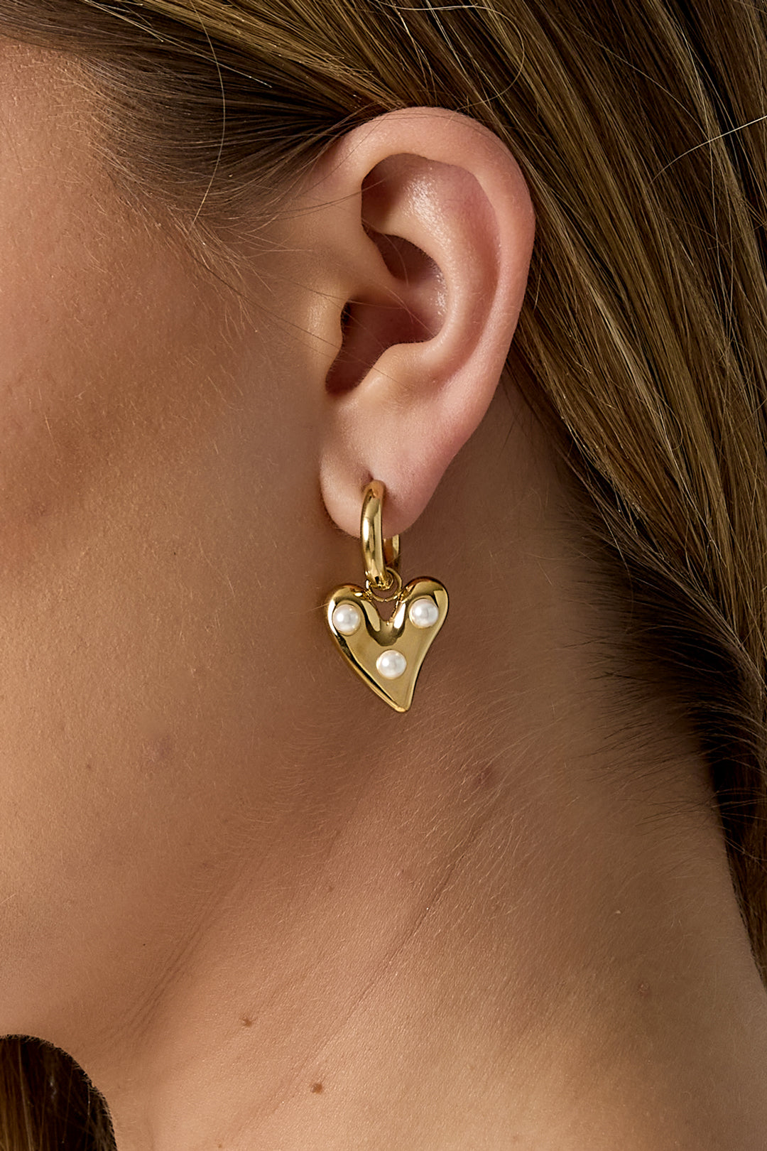 Cassie oorbellen - goud