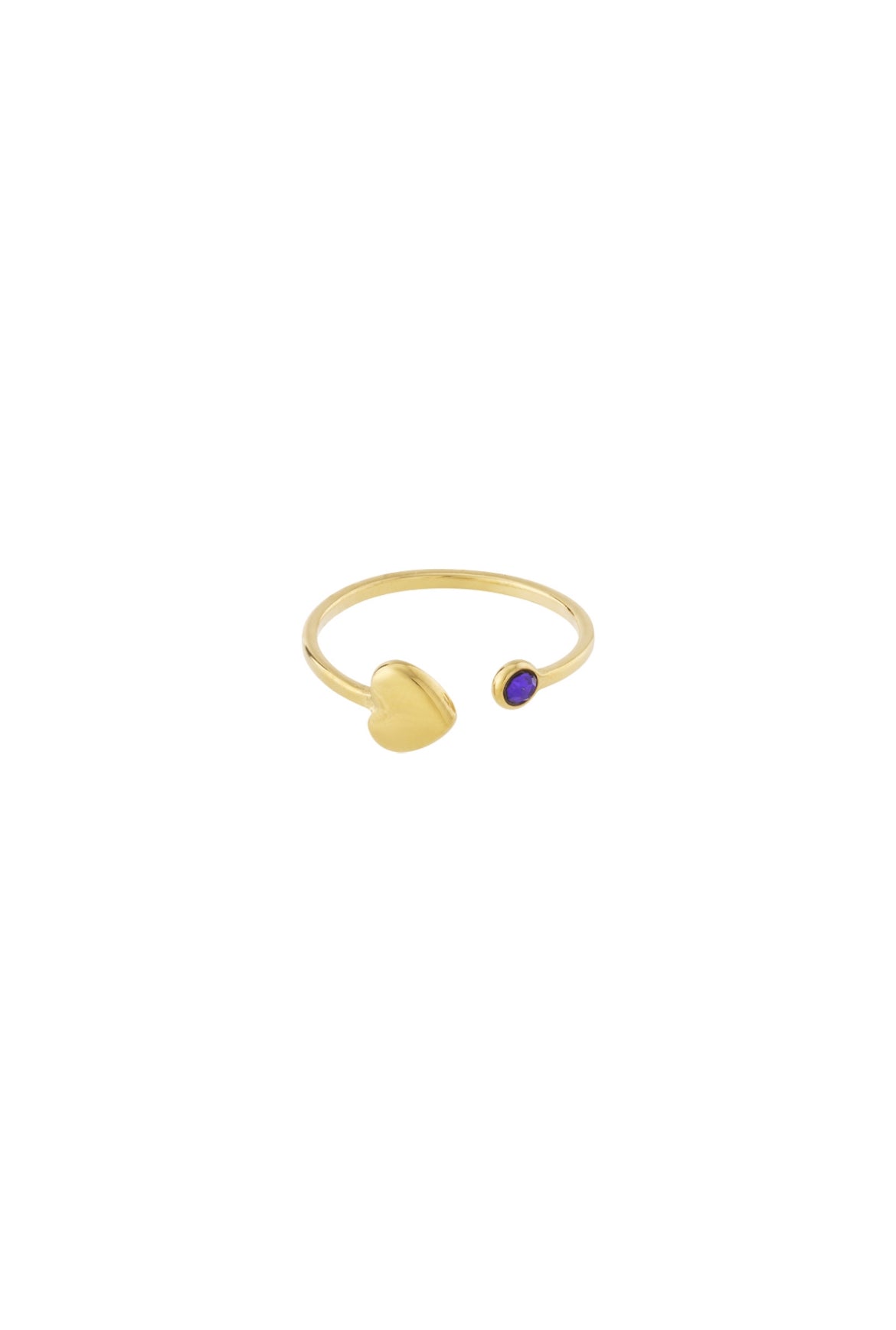 Birthstone ring - goud