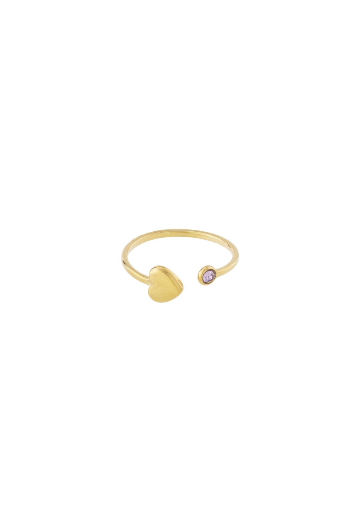 Birthstone ring - goud