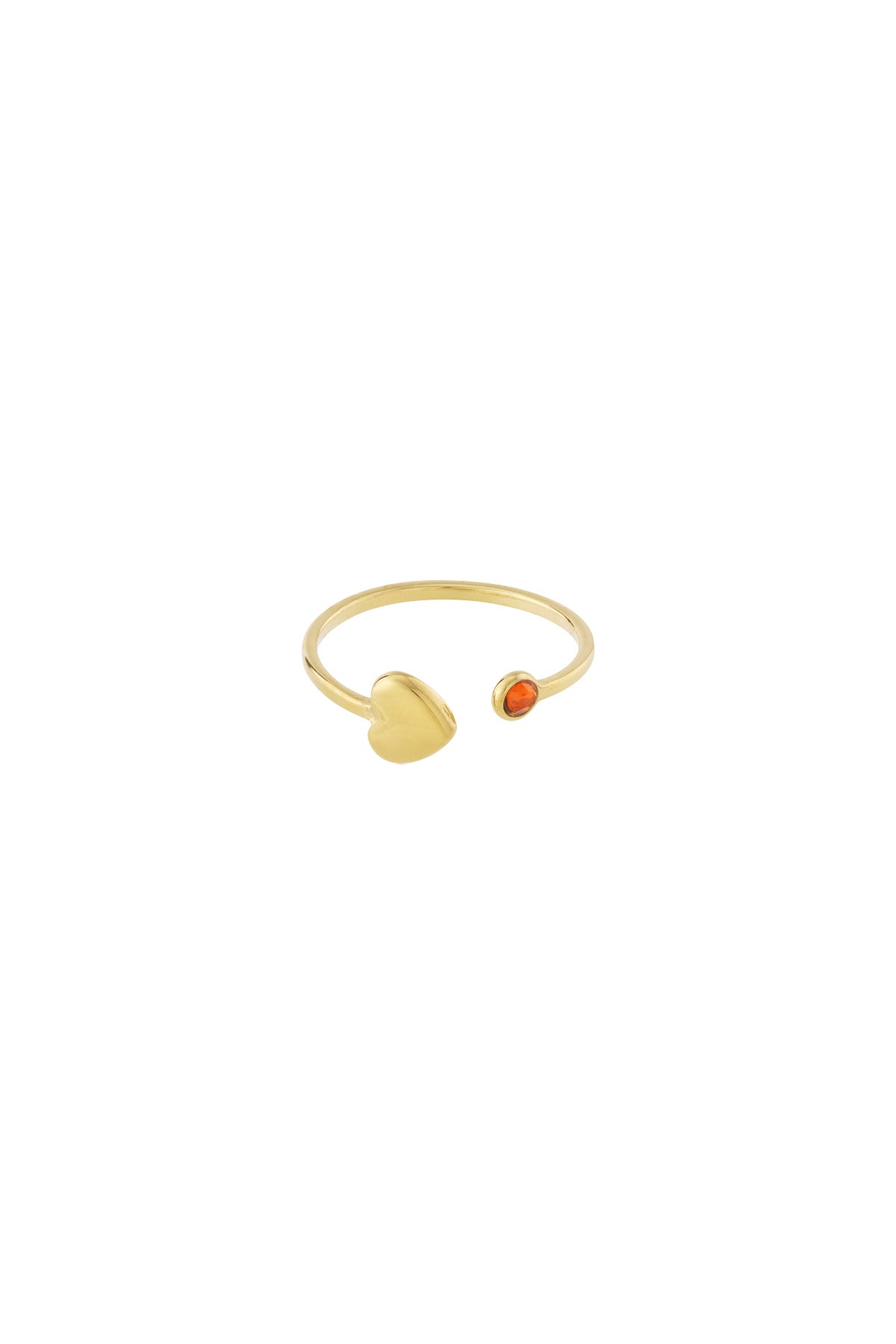 Birthstone ring - goud
