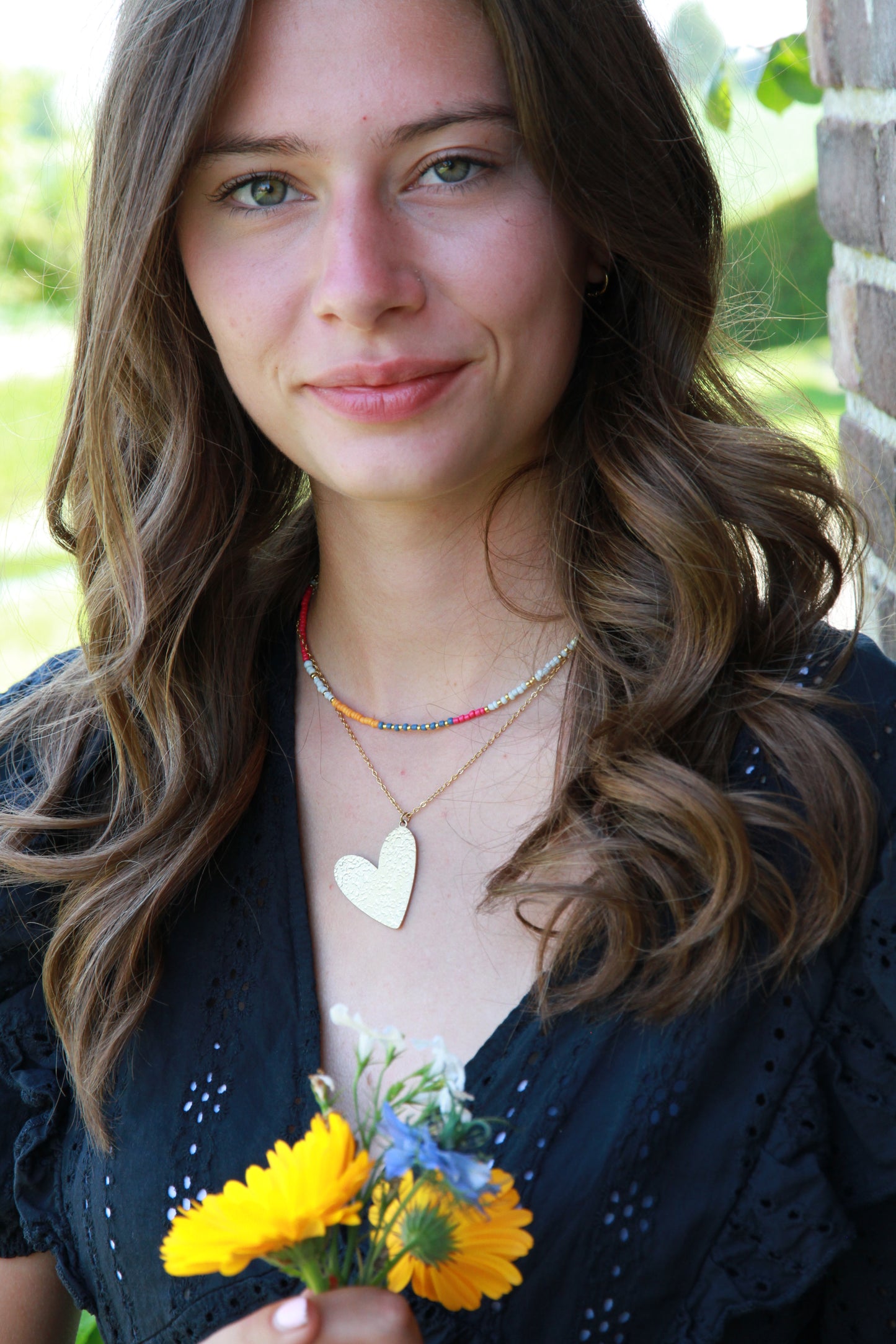 Flore ketting - goud