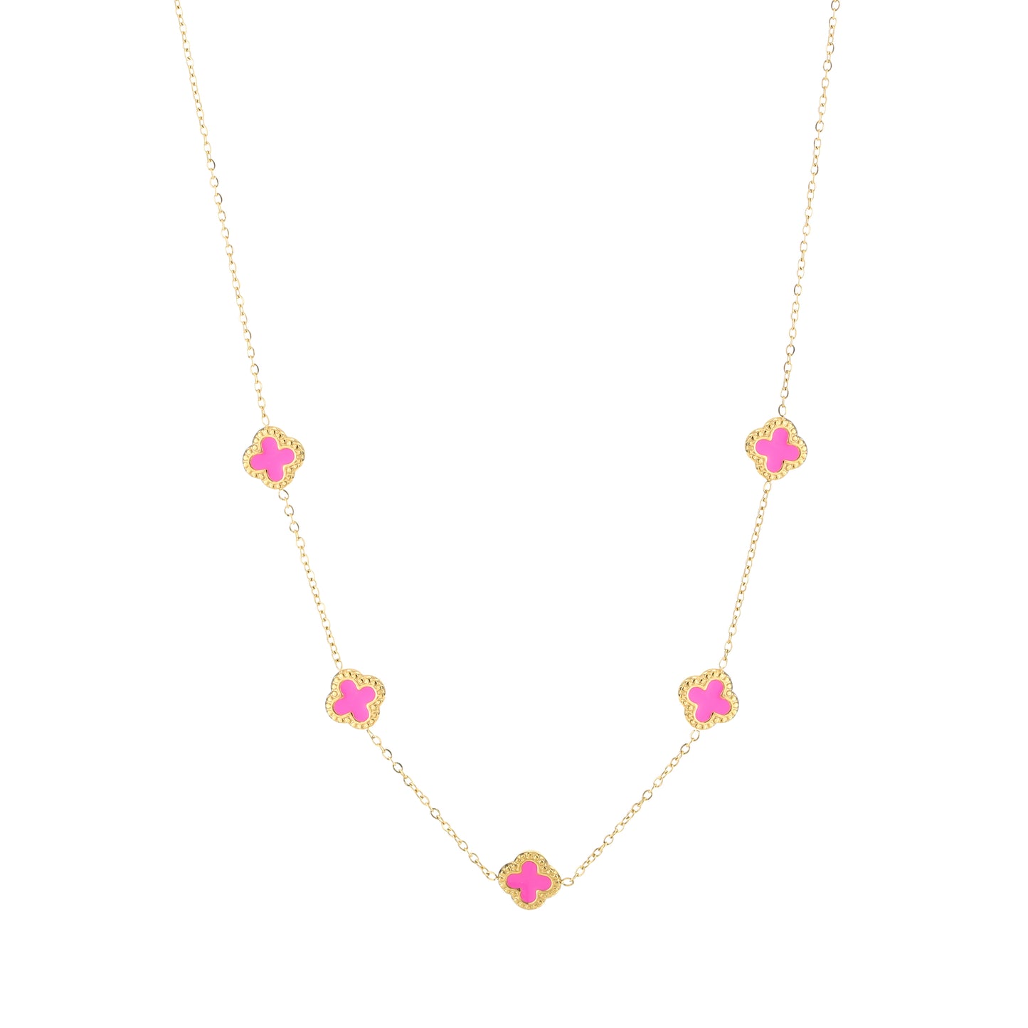 Cleef en arpel dupe, klaver ketting, clover necklace