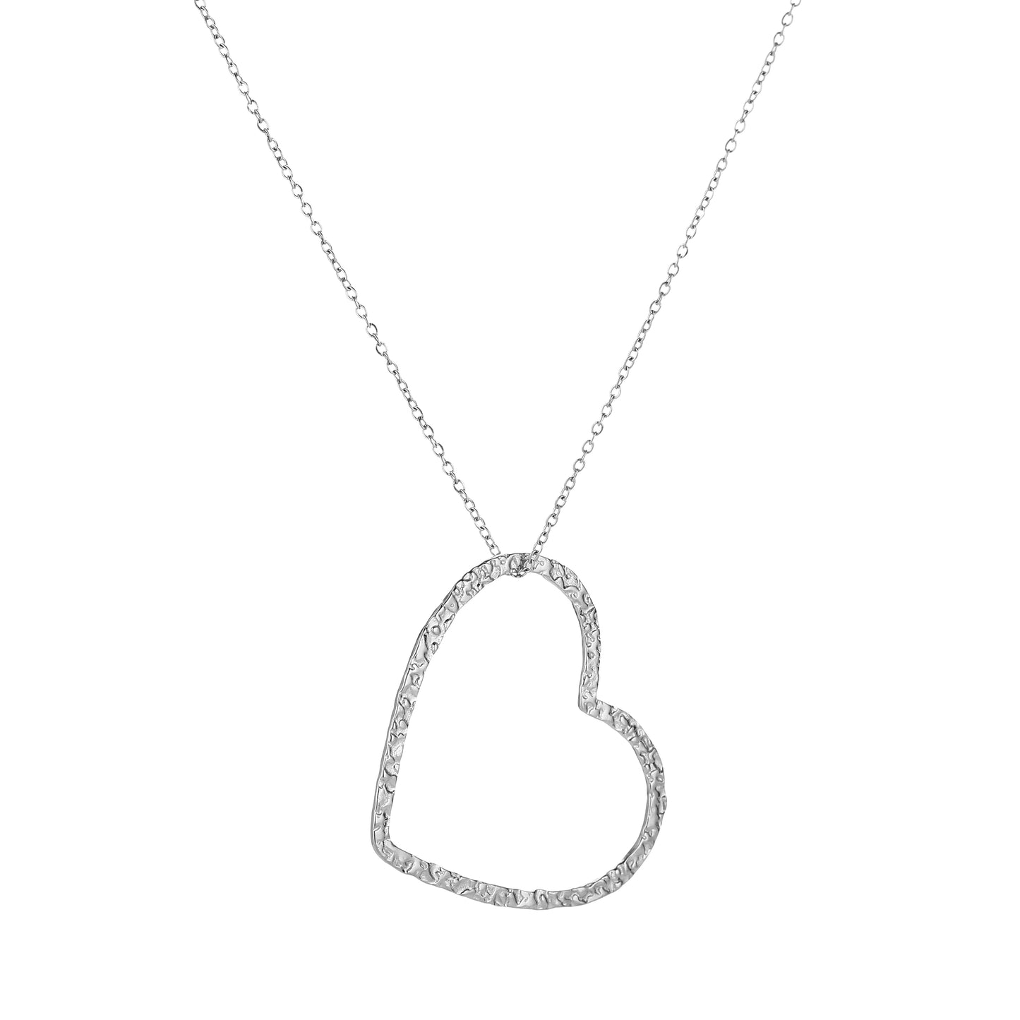 Stainless steel hart ketting