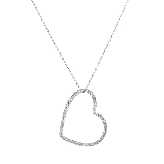 Stainless steel hart ketting