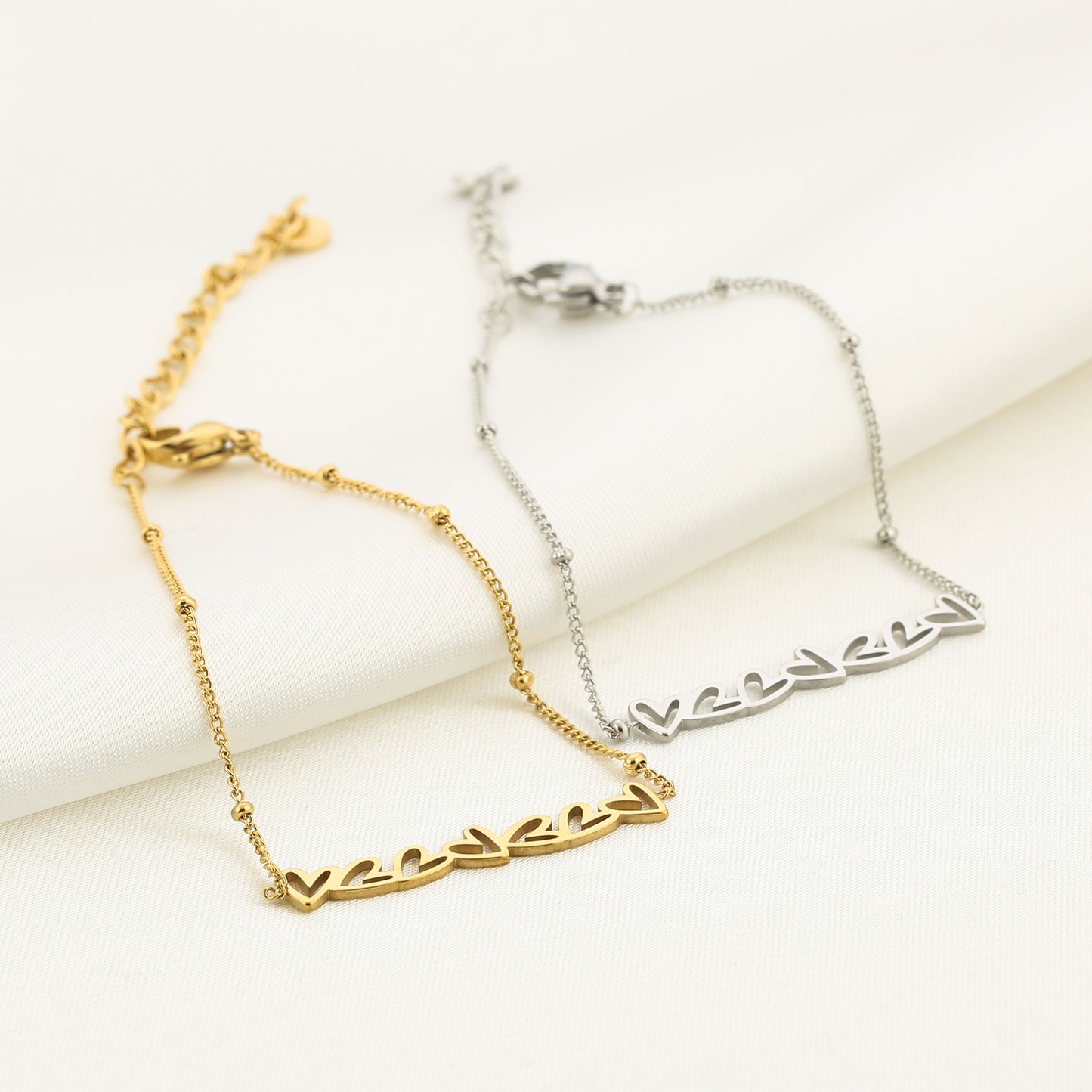 Falling in love armband - goud