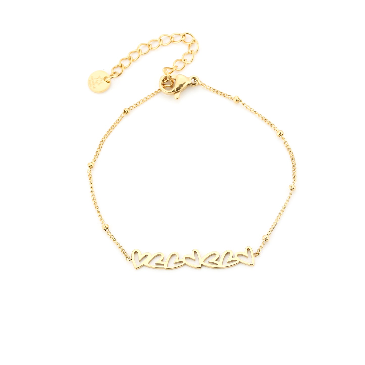 Falling in love armband - goud