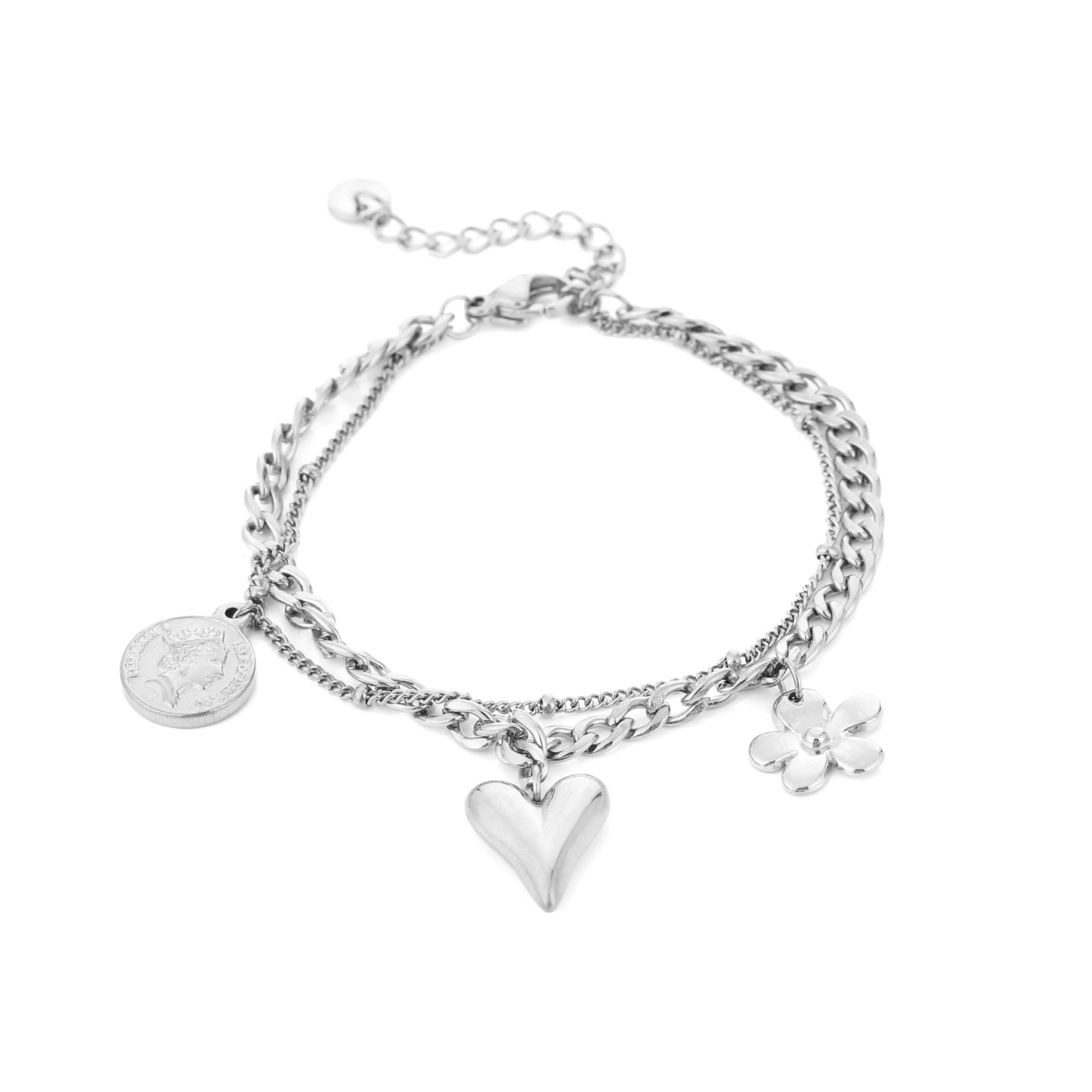 Milly armband - zilver