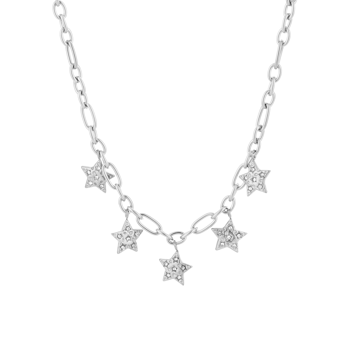 Frederique ketting - zilver