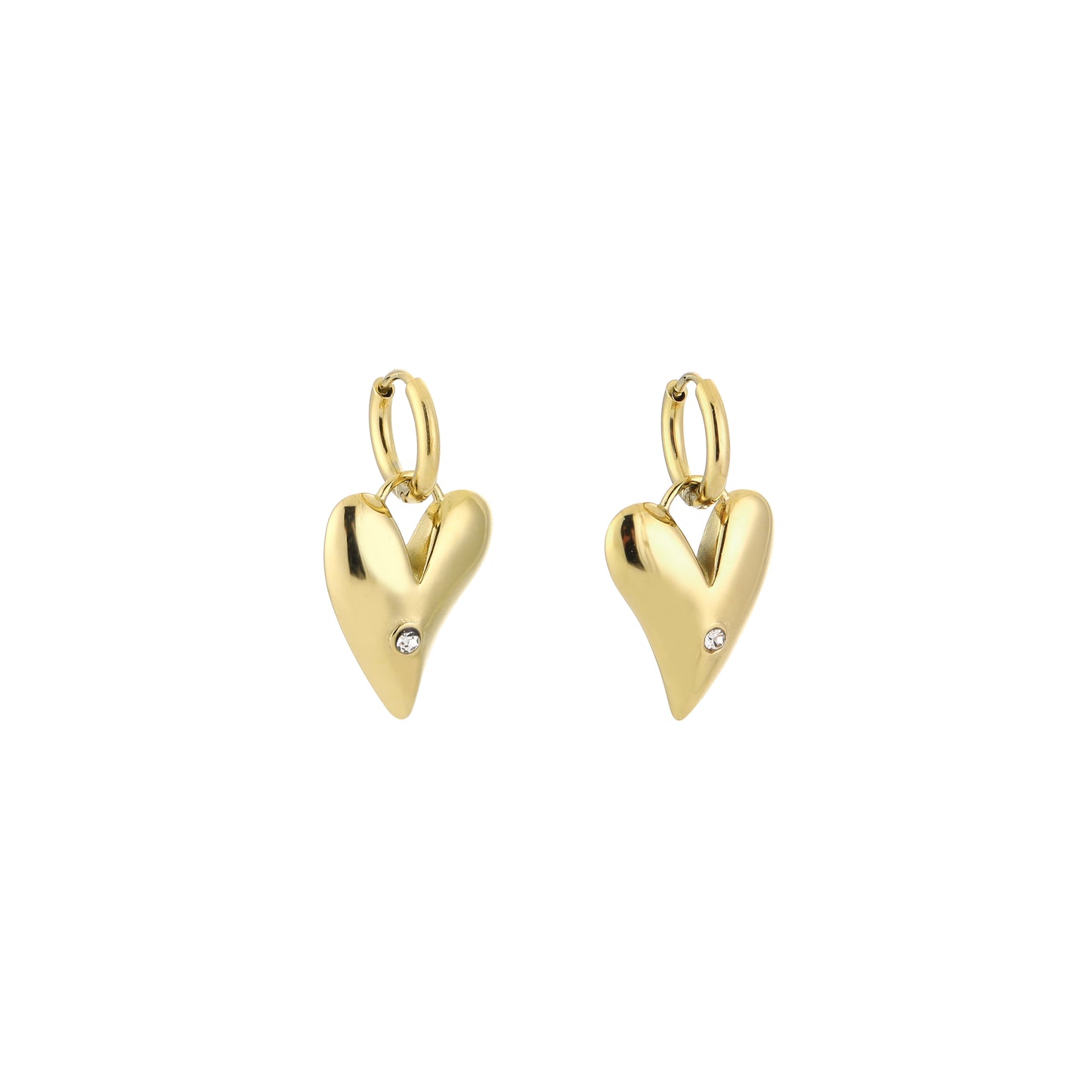 Classy oorbellen - goud
