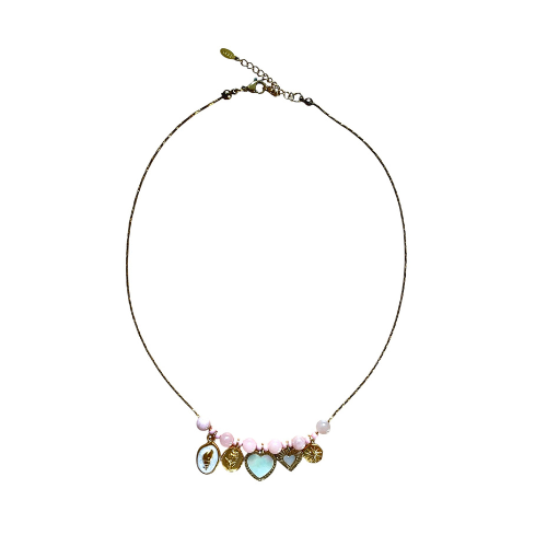 Dahlia ketting - goud
