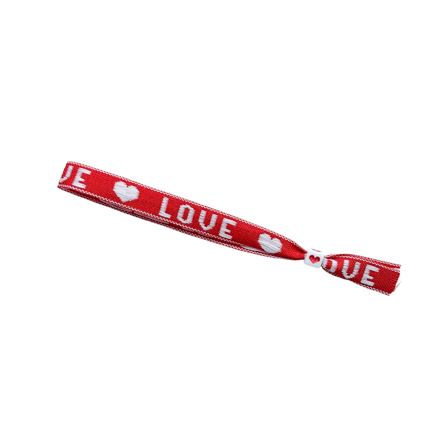 lint armbandje, rood love armbandje