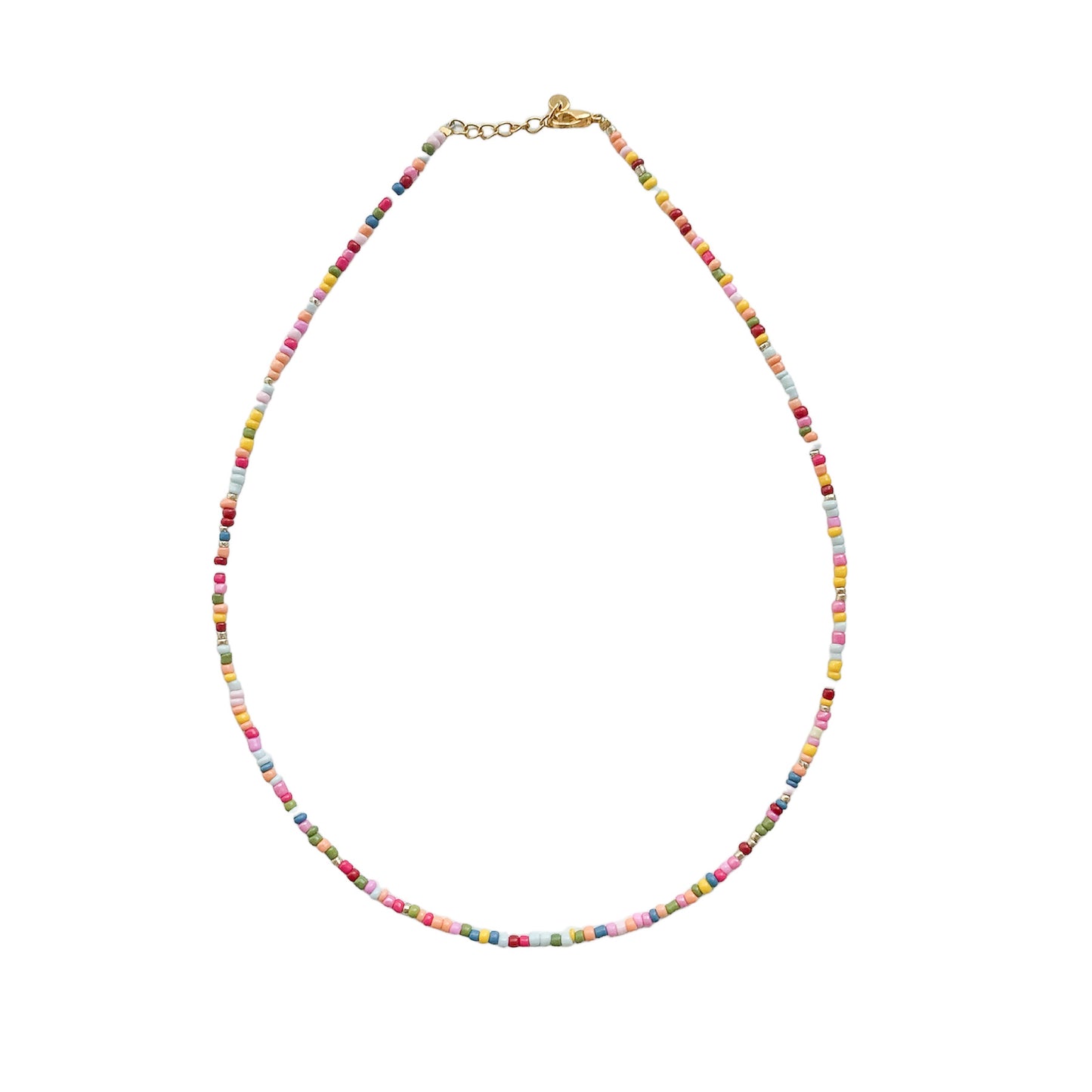 multicolour ketting, kralen ketting