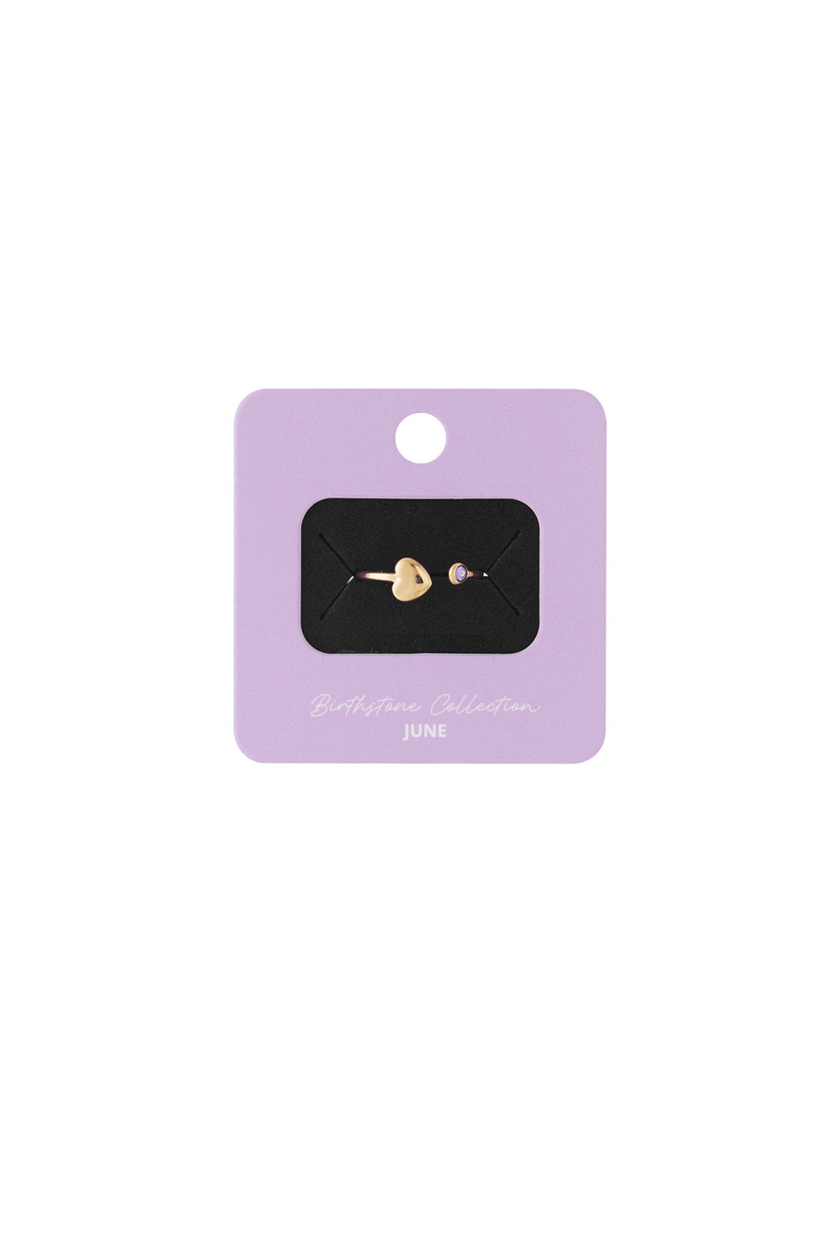 Birthstone ring - goud