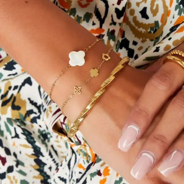 lilly armband - zilver