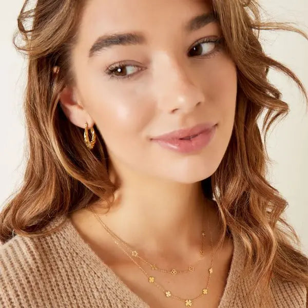 Alicia oorbellen - goud