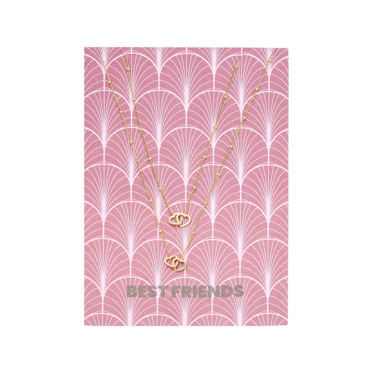 moeder en dochter kettingen set, bestfriends kettingen set, rvs sieraden
