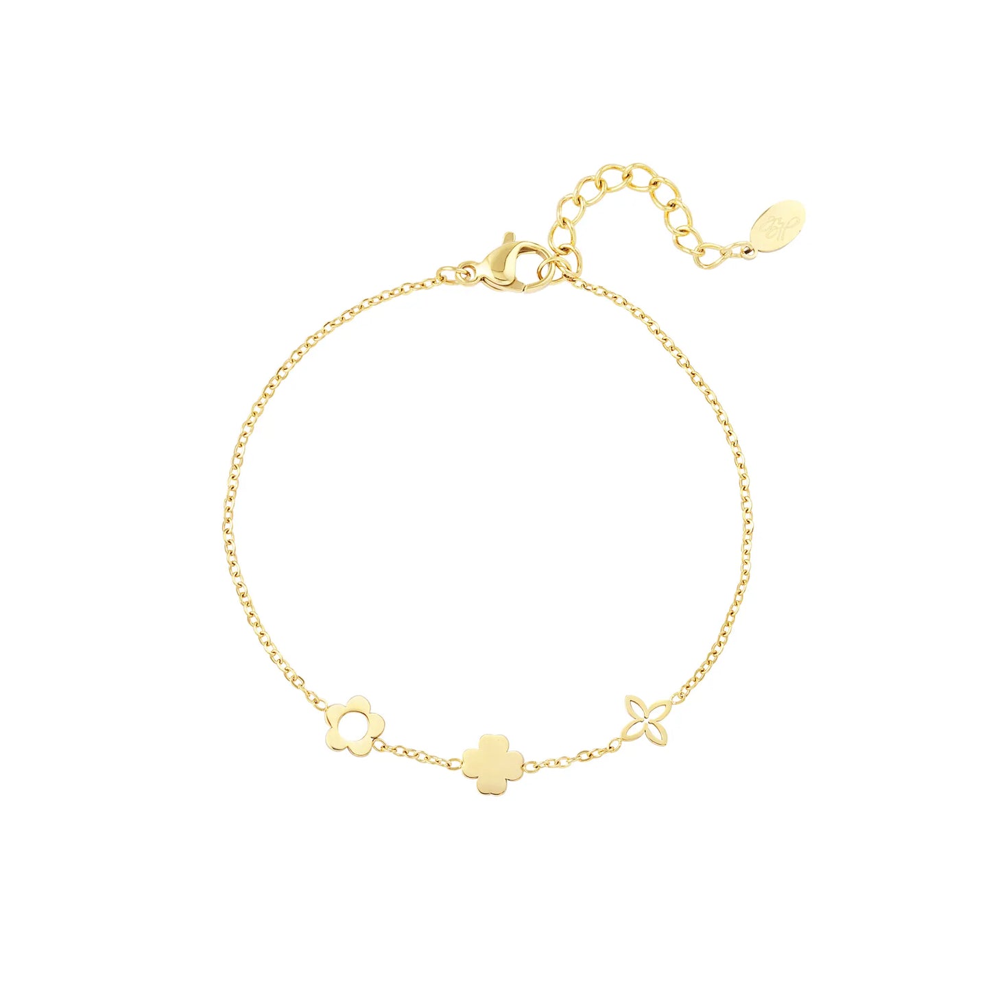 lilly armband - zilver