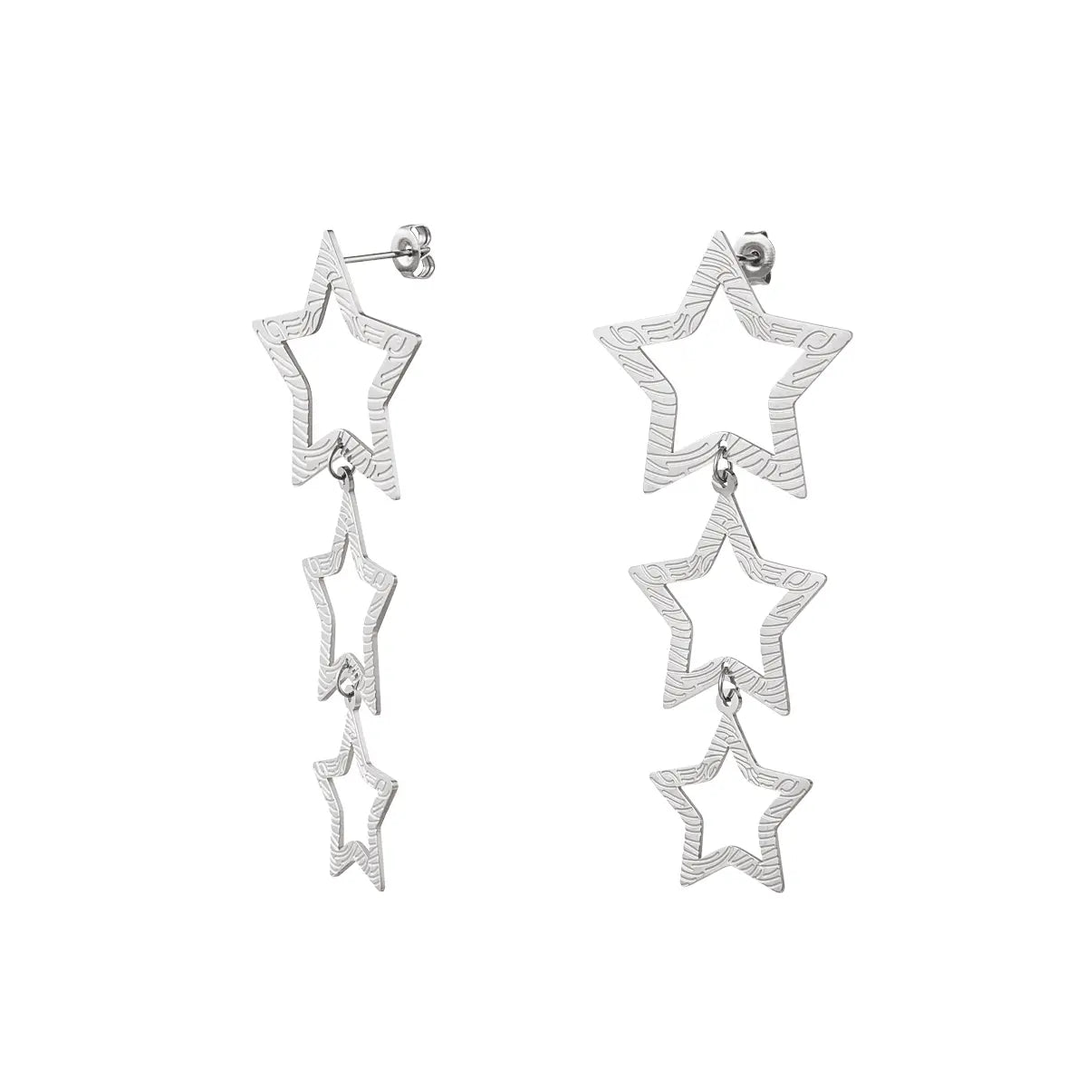 STAR oorbellen - goud