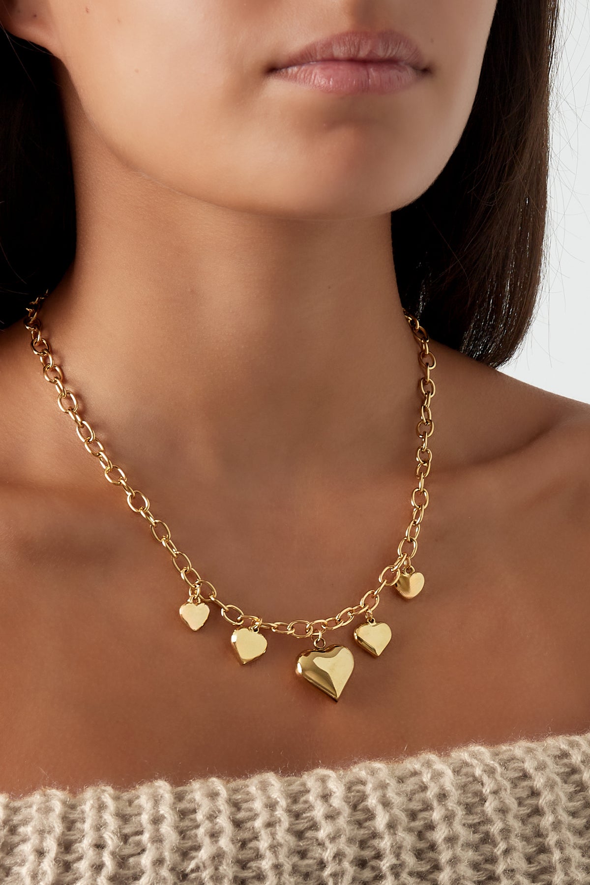 Date night ketting - zilver