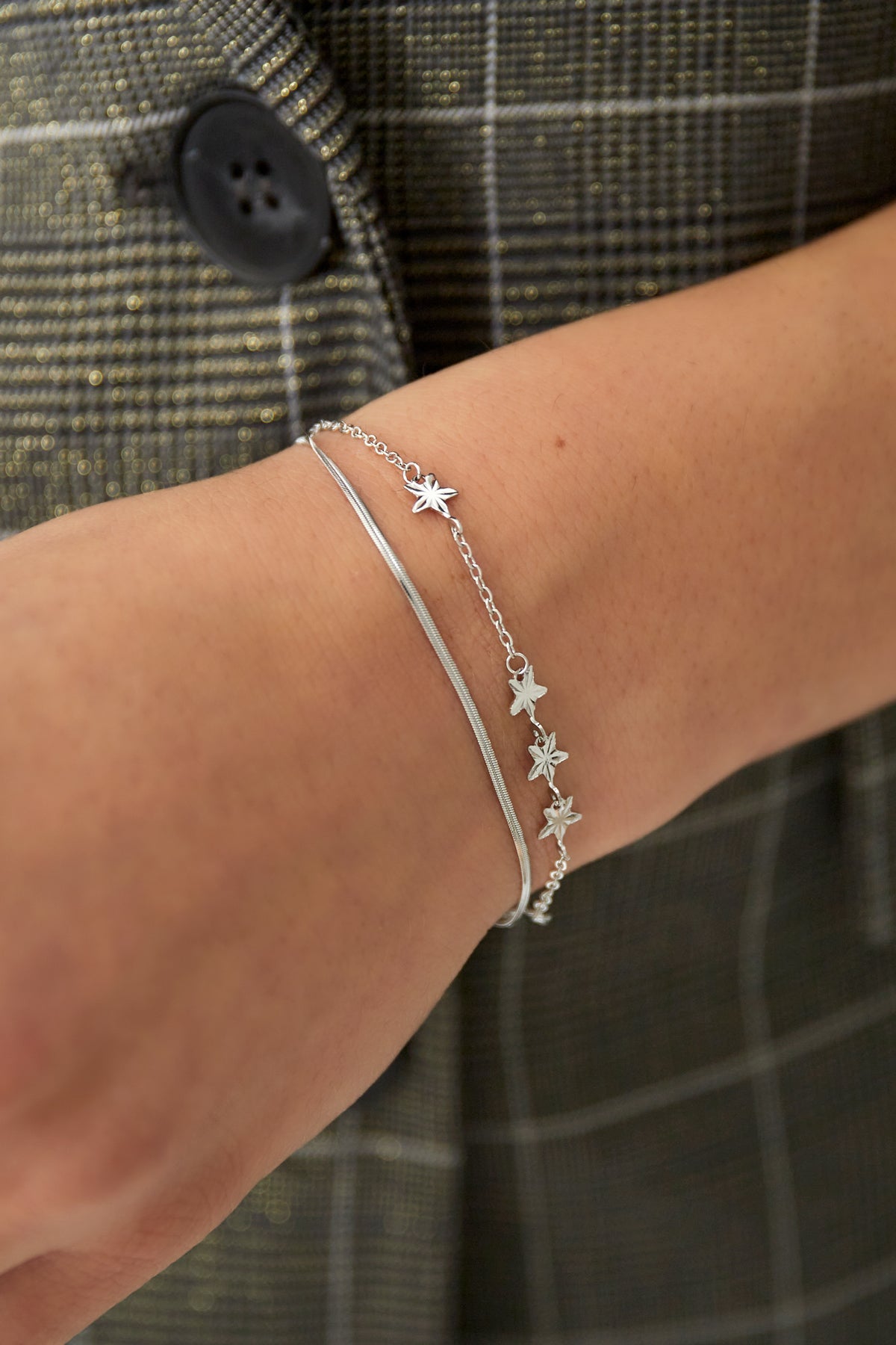 Starry layers armband - goud