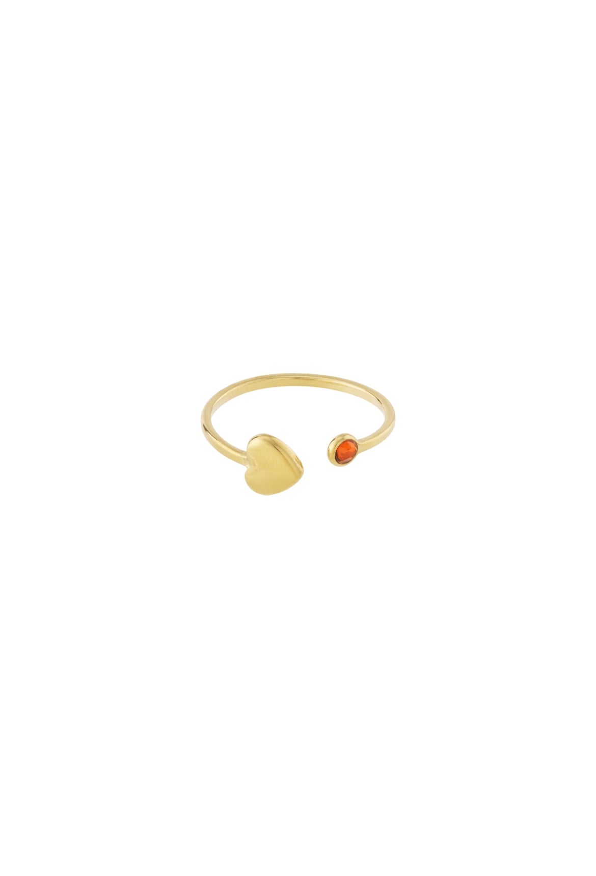 Birthstone ring - goud