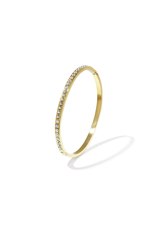Nona bangle armband - goud