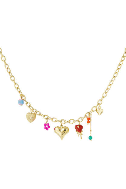 Lovers glow ketting - goud