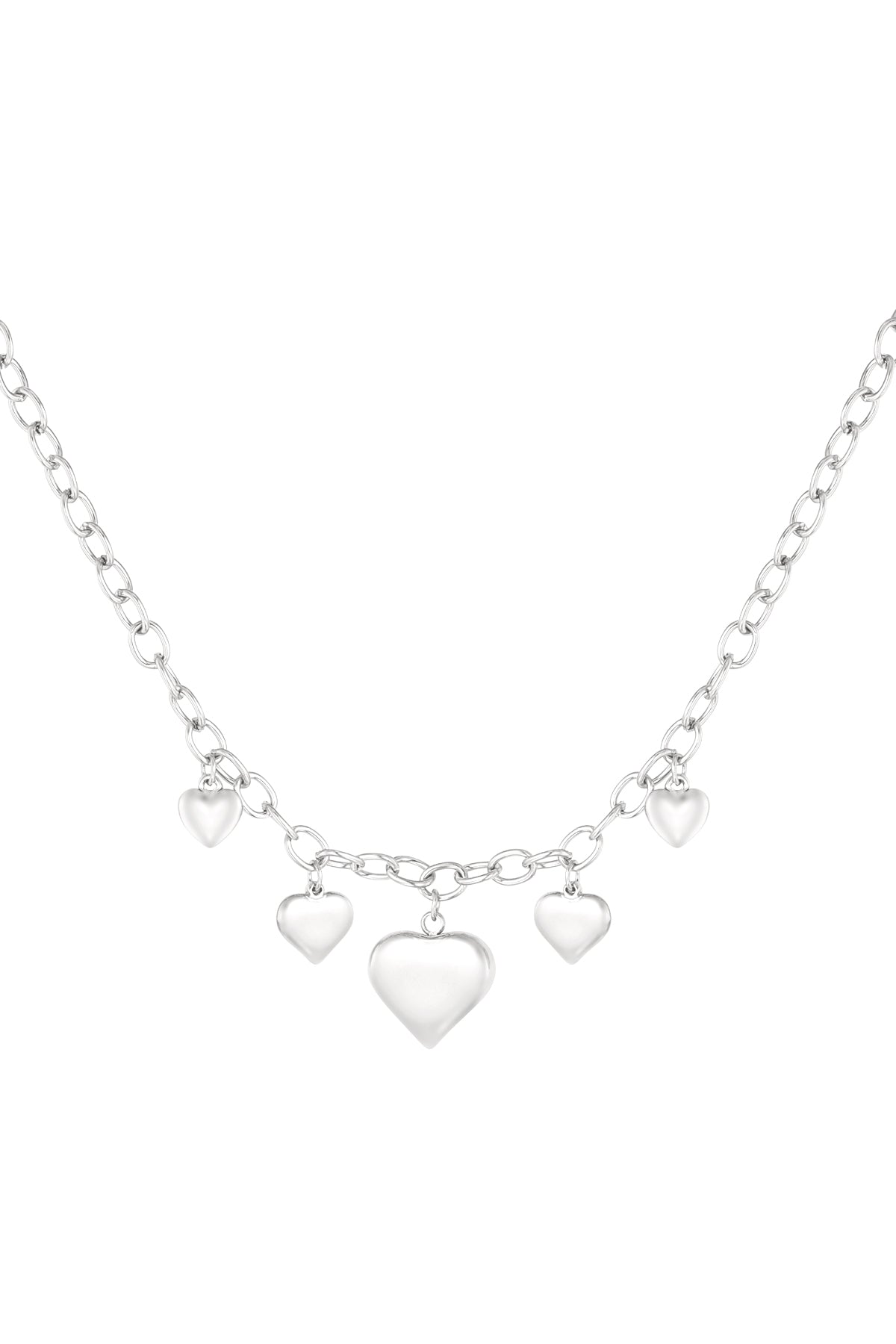 Date night ketting - zilver