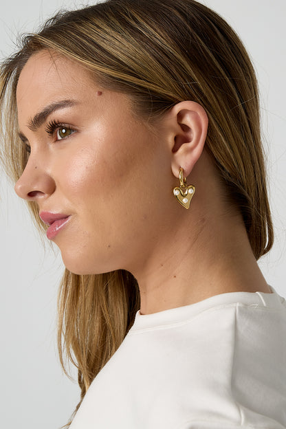 Cassie oorbellen - goud