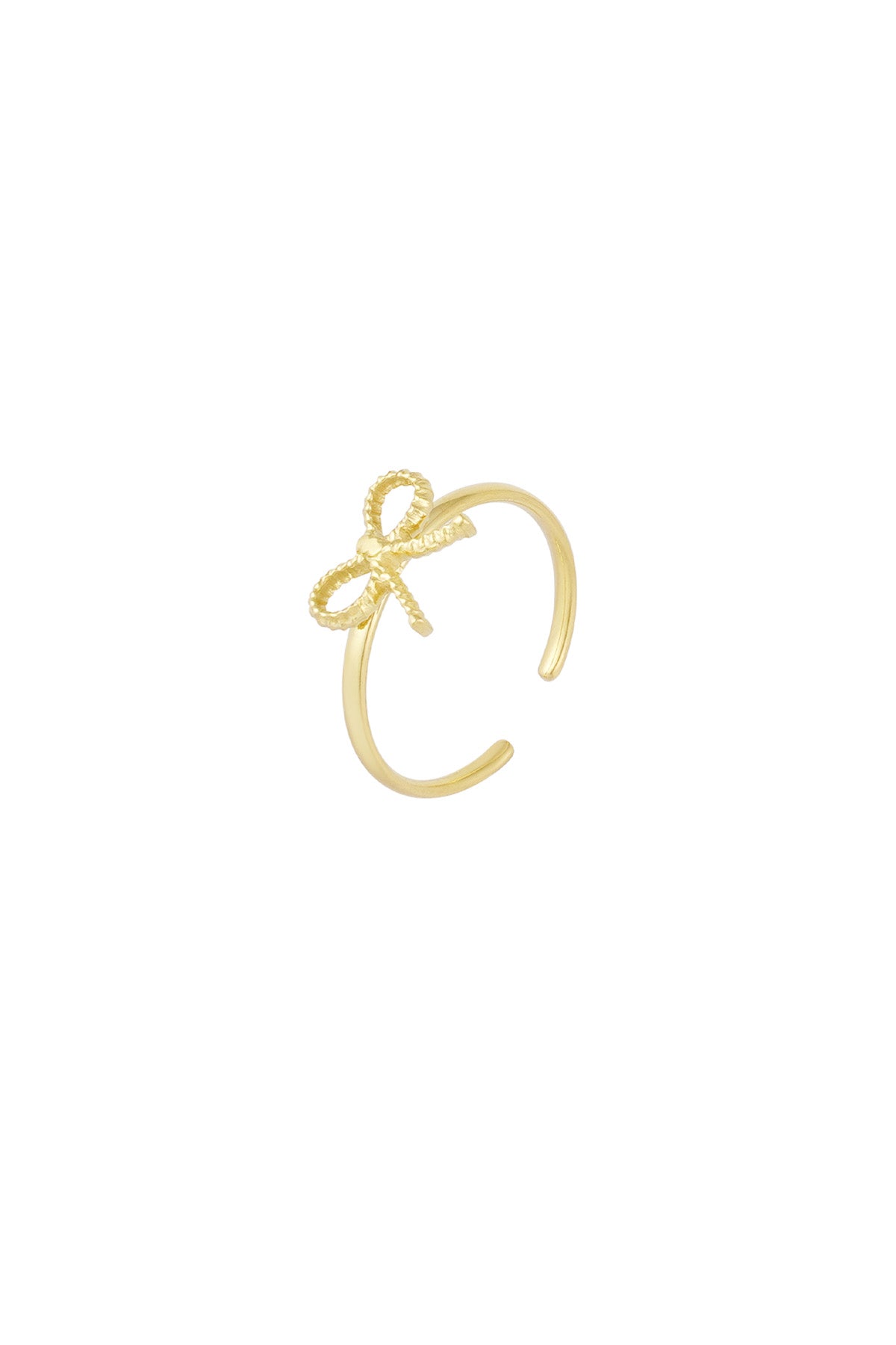 Cute Bow ring - goud