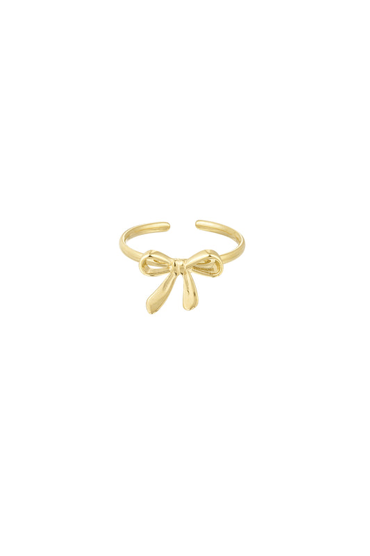 Bow dreams ring - goud