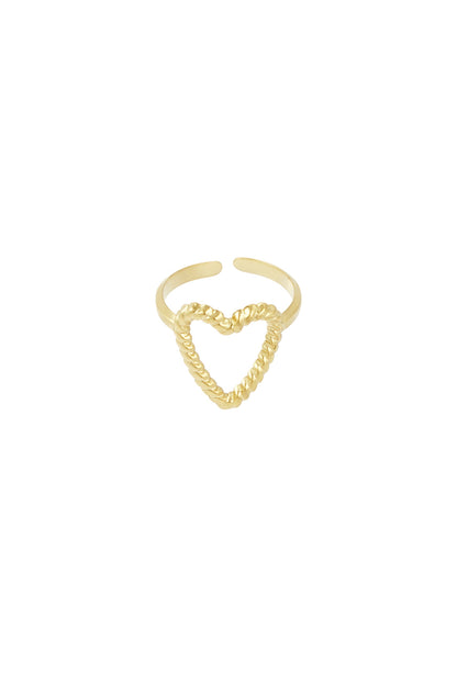 Change of heart ring - goud