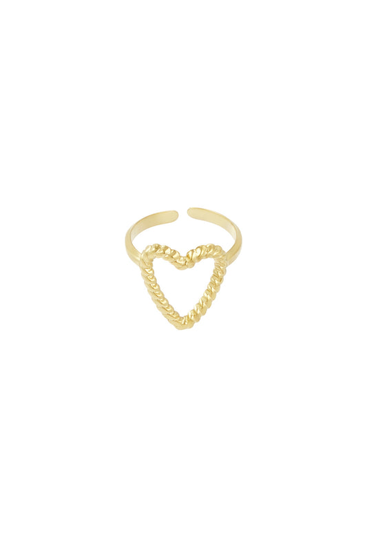 Change of heart ring - goud
