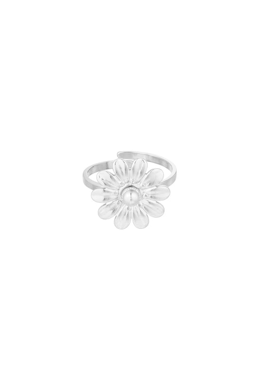 Blossom bliss ring - zilver