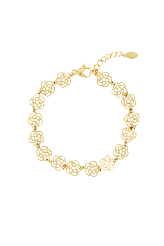Rose armband - goud