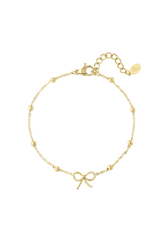 Cute bow armband - goud