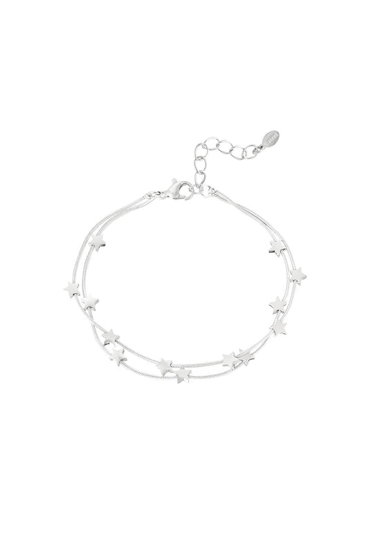 Gina armband - zilver